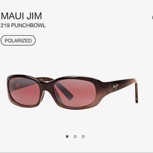 Maui Jim 219 punch bowl sunglasses in like new condition, with case.